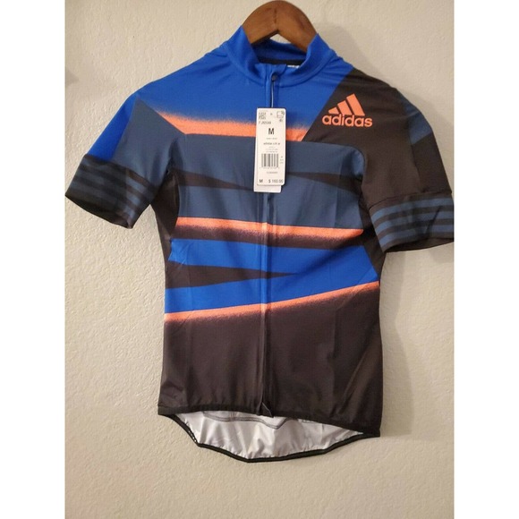 adidas Women's Adistar Cycling Jersey Tech Blue M - Picture 7 of 12